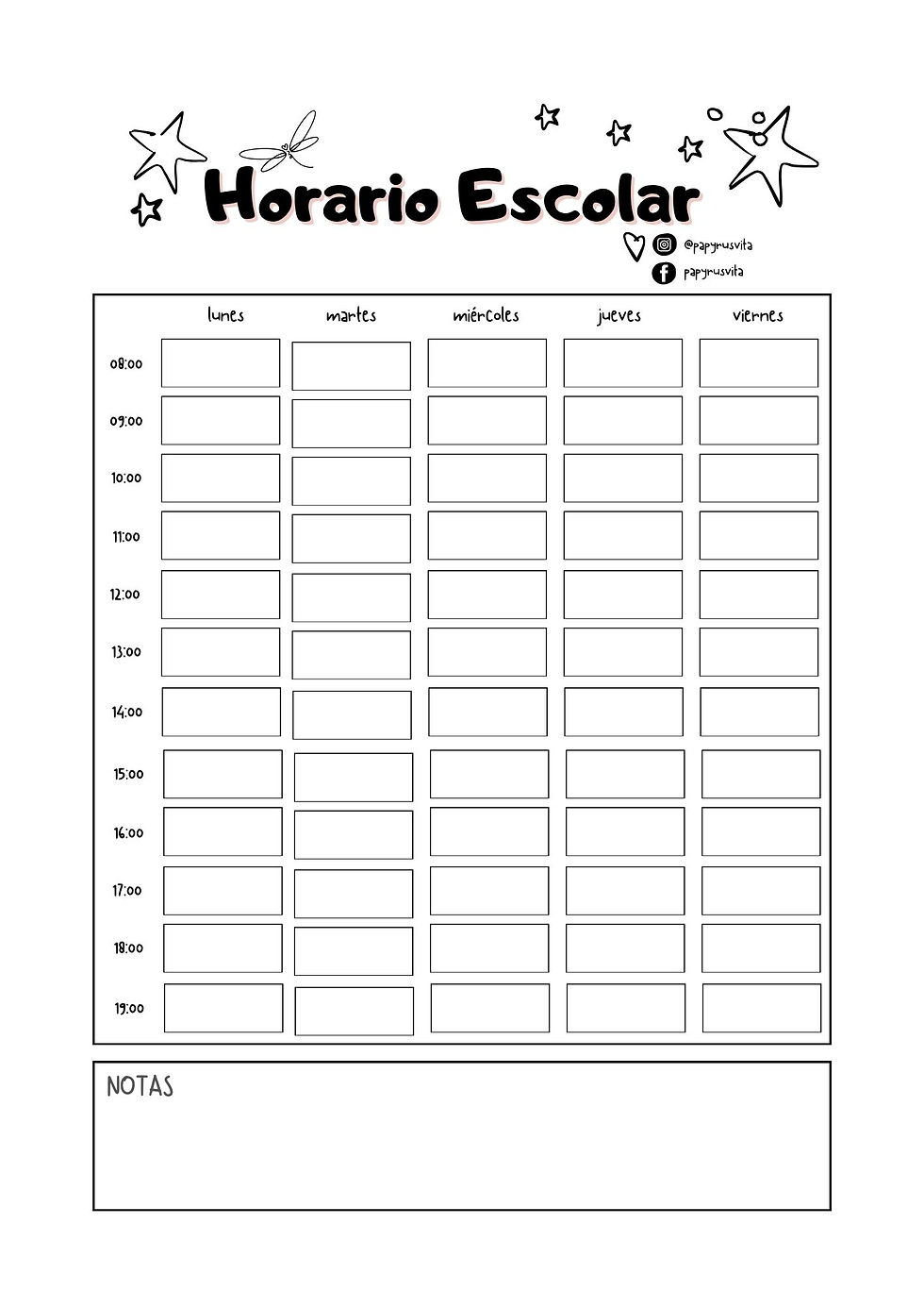 📚 ¡Organizá tu año escolar con nuestras PLANTILLAS ESCOLARES!