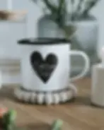 Miniaturbild: Emaille Tasse - Lieblingsmensch