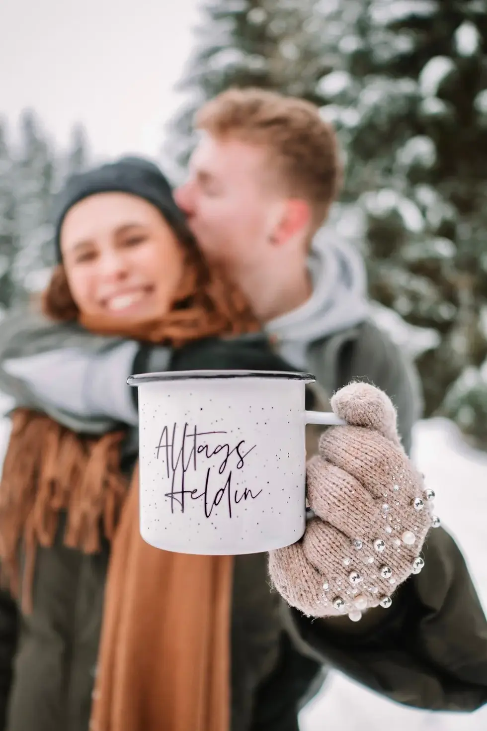 Miniaturbild: Emaille Tasse - Alltagsheldin