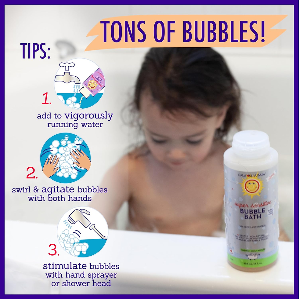Thumbnail: California Baby Bubble Bath, Fragrance Free, Super Sensitive 13 Fl Oz (390 Ml)