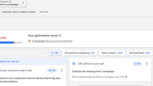 Anbefalinger seksjon i Google Ads kontoen og Auto Apply Reccomendations!✅
