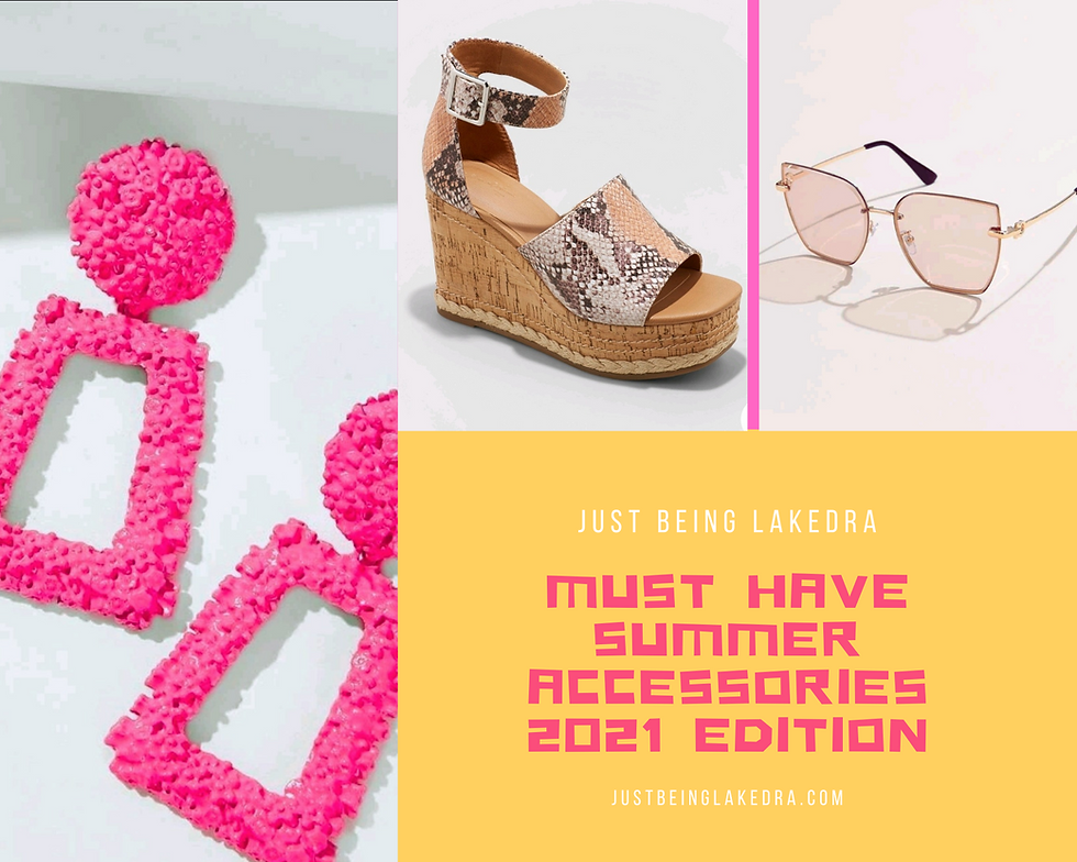 Summer Must-Have Accessories #2021Edition