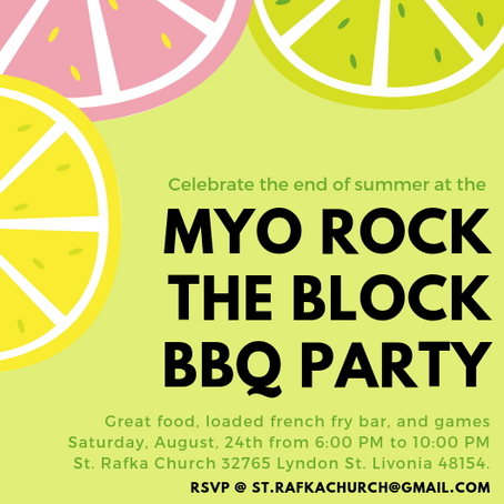 MYO ROCK THE BLOCK | End of Summer Party!