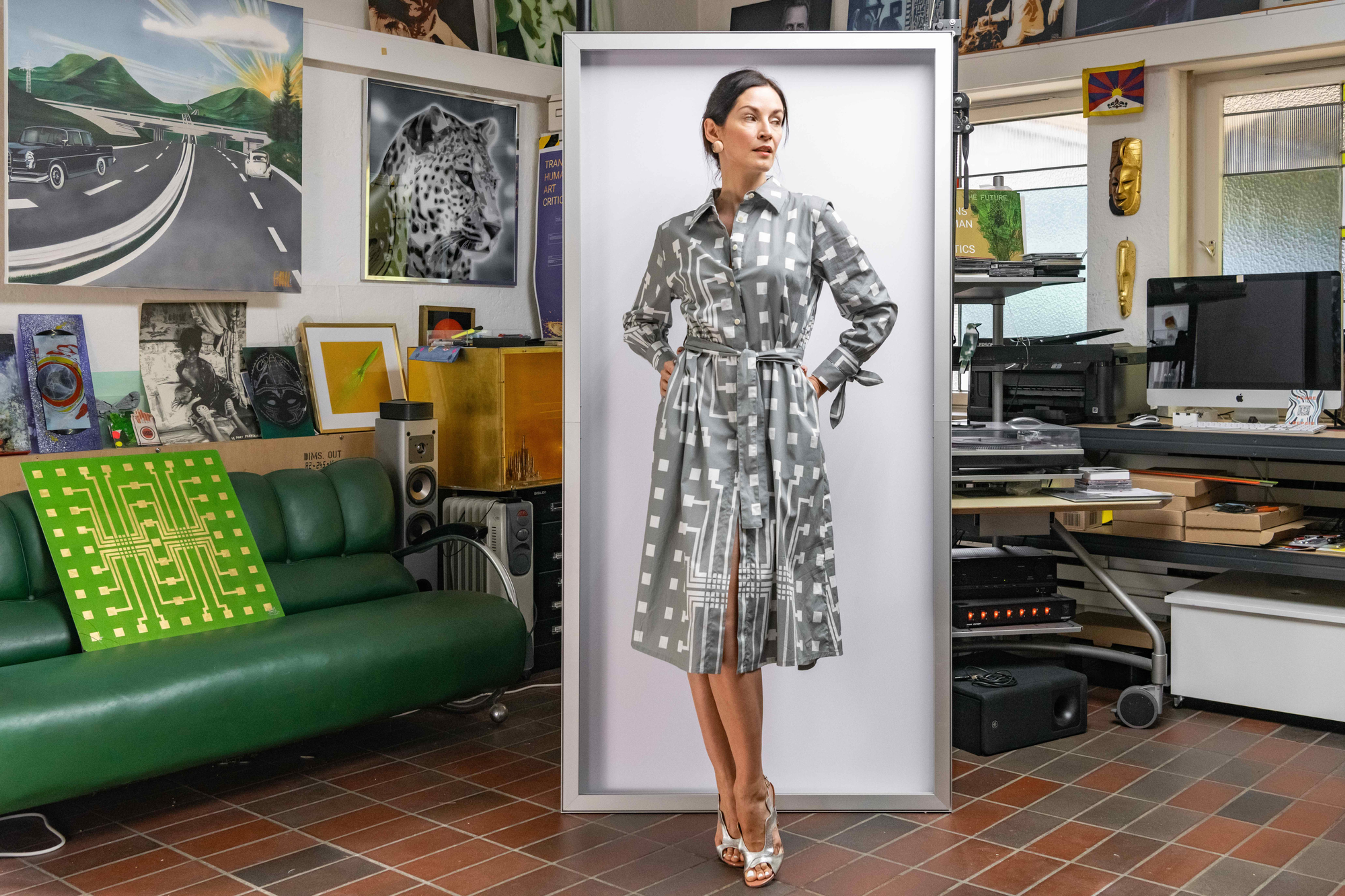 Kleid Hope, Chip Grau