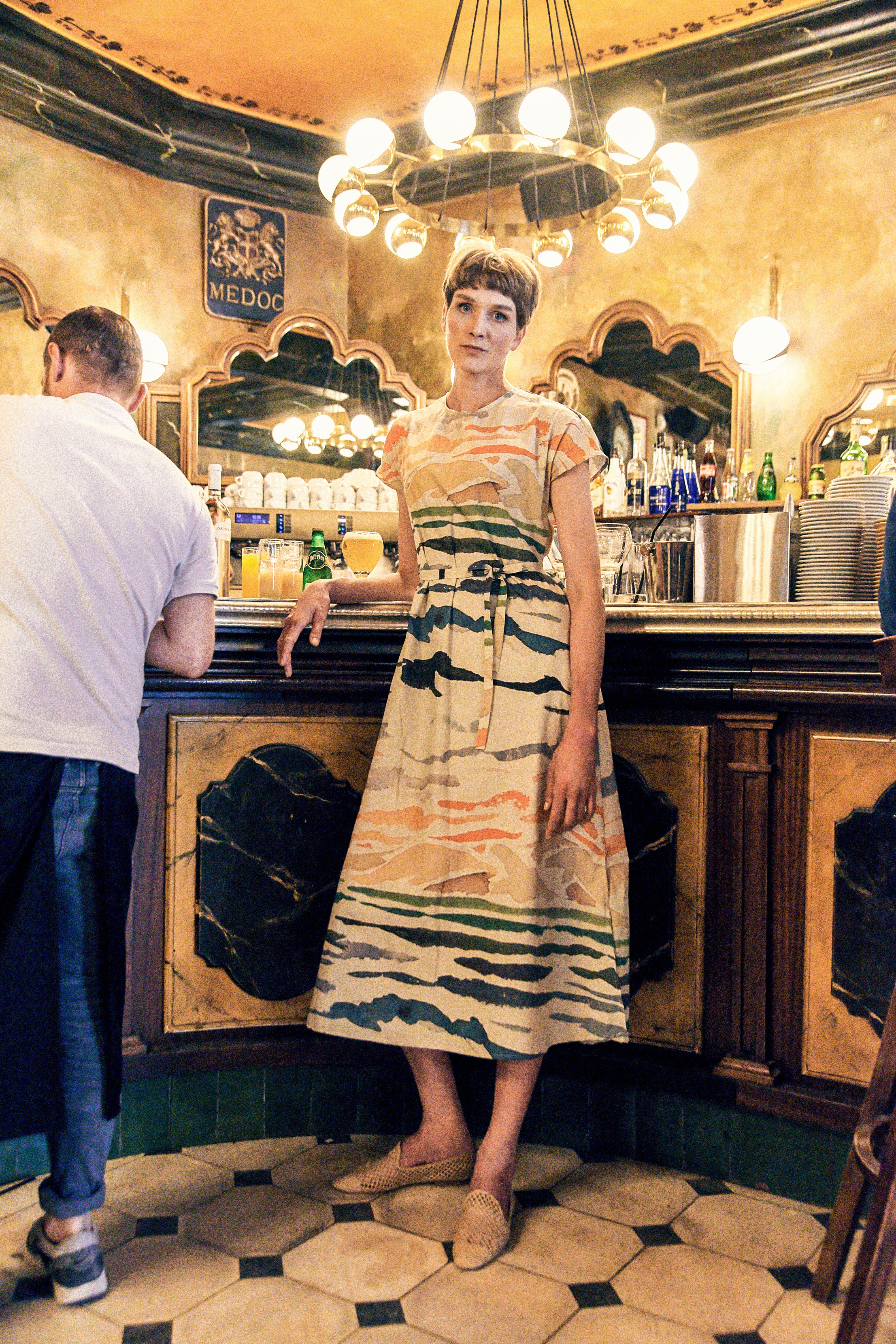 Dress Nina, Mare e Monti White