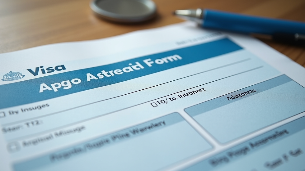 Understanding Visa Applications Through Forensic Analysis