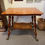 Thumbnail: Victorian Cherry Parlor Table with Brass Accents
