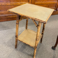 Burnt Bamboo Side Table