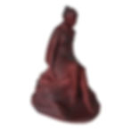Thumbnail: Van Briggle Pottery “Daydreamer” Flower Frog