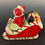 Thumbnail: Mr. and Mrs. Claus Salt and Pepper Set with Candle Holder