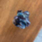 Thumbnail: Mid Century Free Form Art Glass Bud Vase