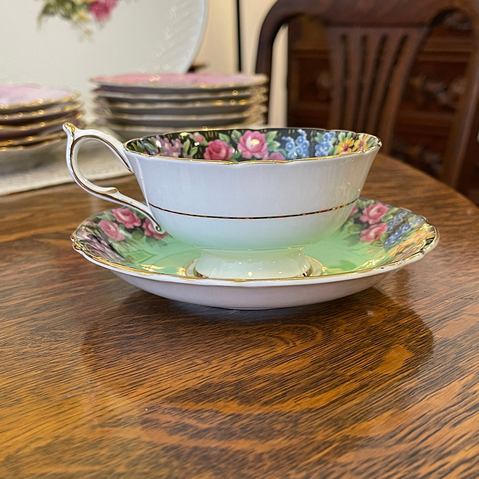 Thumbnail: Paragon "Old English Garden" Cup and Saucer