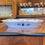 Thumbnail: Royal Copenhagen Blue Fluted Full Lace Rectangular Cake Plate