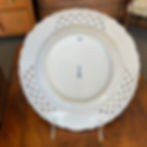 Meissen Blue Onion Pierced Luncheon Plate