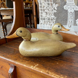 Pair of 1960's Wood Duck Decoy's