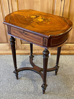 Inlaid Sewing Table
