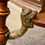 Thumbnail: Victorian Cherry Parlor Table with Brass Accents