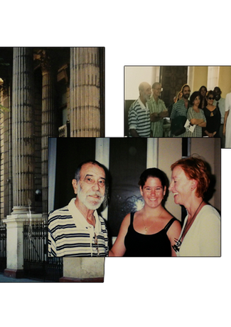 2000-En la exp. en Ministerio de finanzas-Con Alberto Corda, su mujer y autoridades cubana