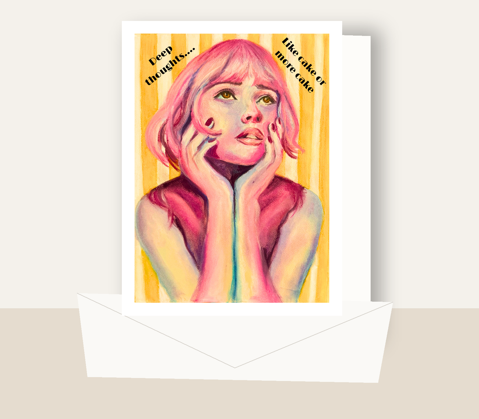 Greeting Cards | Cake or More Cake Birthday Greeting Card