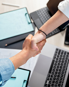Sales Agent, Handshake Business