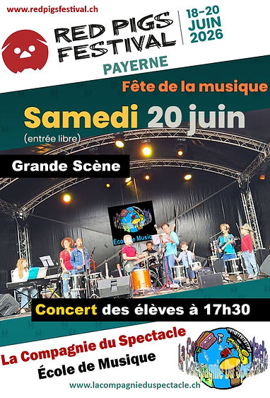 AFFICHE CONCERT ELEVES LCDS 2026 Redpigs