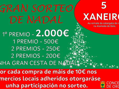 Gran Sorteo de Nadal en Oroso