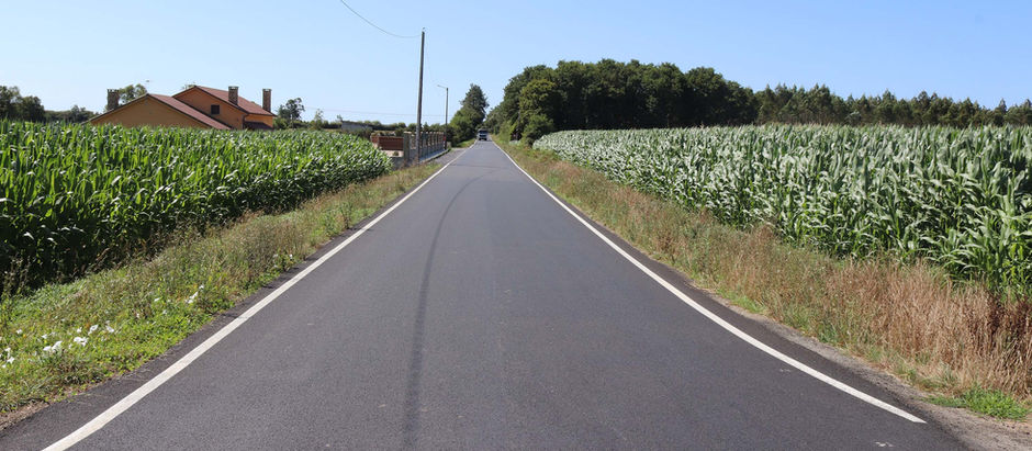 Frades vén de rematar a mellorade máis de sete quilómetros de estradas eaccesos a aldeas por case 370.000€