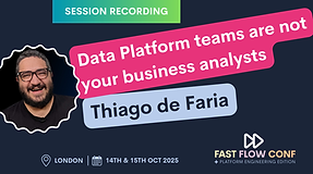 Data Platform teams are not your business analysts