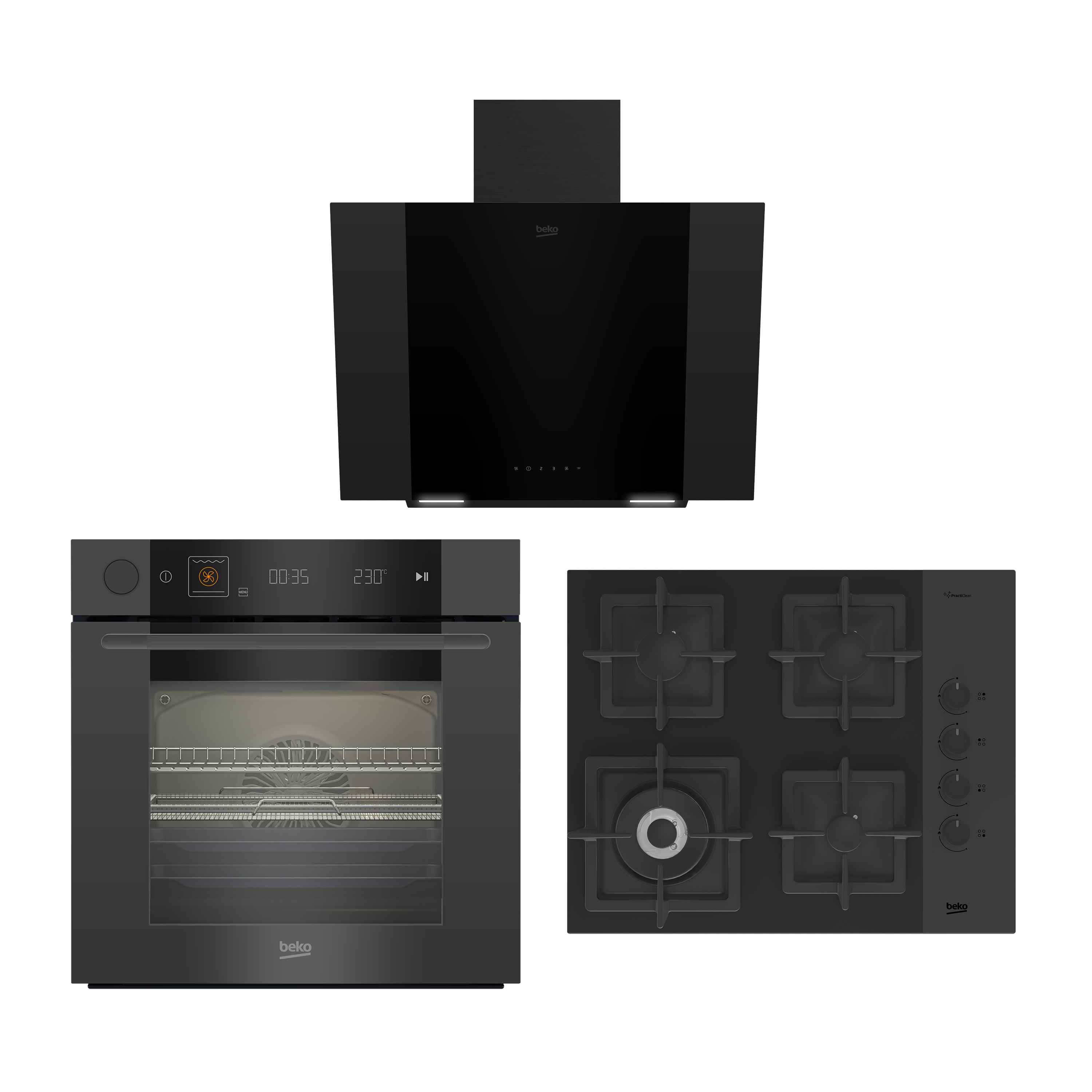 ECLİPS MAT SİYAH SET