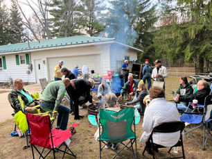 Parsonage bonfire October 2022