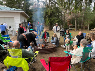 Parsonage bonfire October 2022