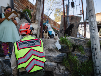 Reclasifica Protección Civil engomado de 15 viviendas de la colonia Reforma