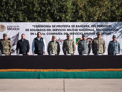Atestigua Ismael Burgueño Protesta de Bandera del personal de Soldados del Servicio Militar Nacional