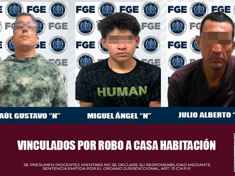 Quedan en prisión preventiva tres imputados por robo a viviendas