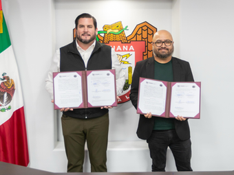 Celebra Ismael Burgueño firma de convenio con el Observatorio Centro de Estudios Cinematográficos