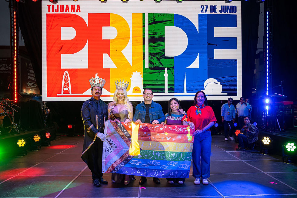 Celebra Abdiel Gutiérrez Coronado junto a 20 mil personas el Mes del Orgullo LGBTTTQI+ con marcha y concierto en la Avenida Revolución