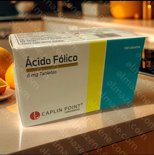 Acido Folico 5 mg 100 Tabletas Caplin acido folico | almazene.com