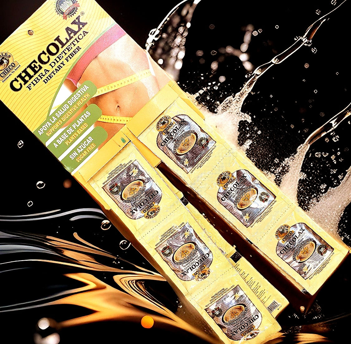 Checolax 12 / 10 g / Fibra Dietetica / Efecto Probiótico  para el estreńimiento 