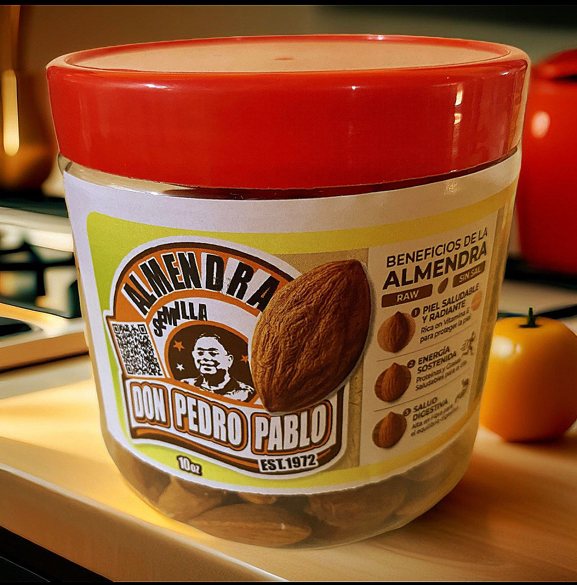 Almendra semillas 100% Organica 12 oz Don Pedro Pablo