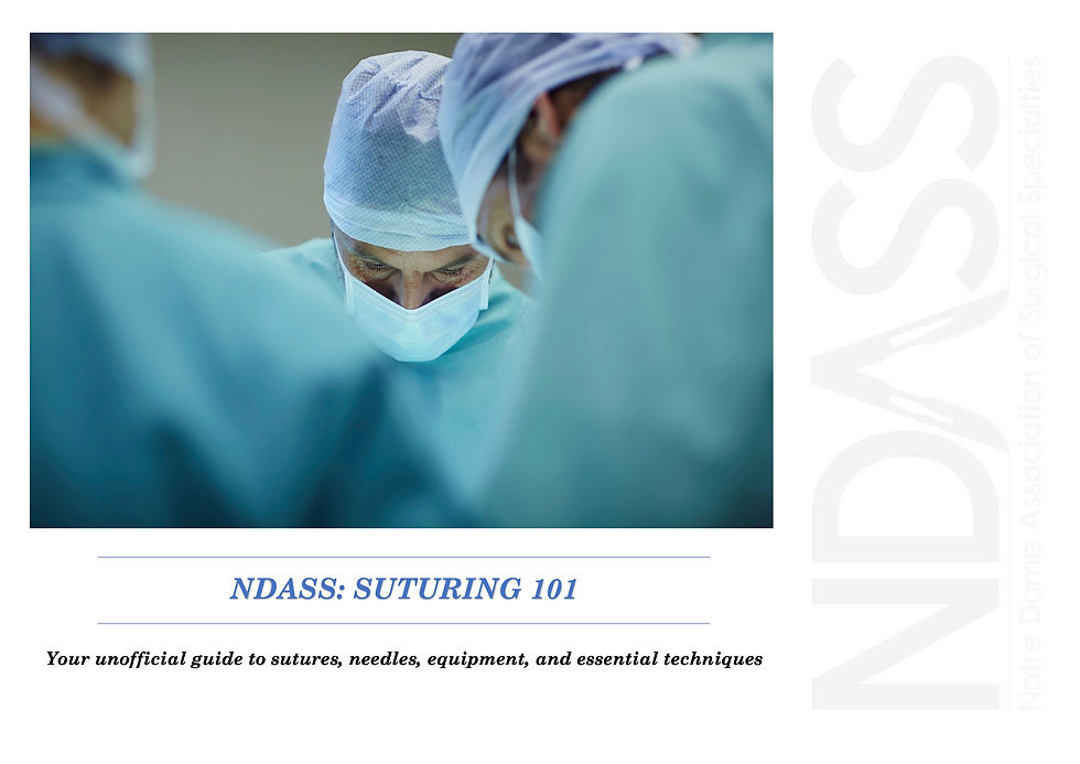 NDASS Suturing 101