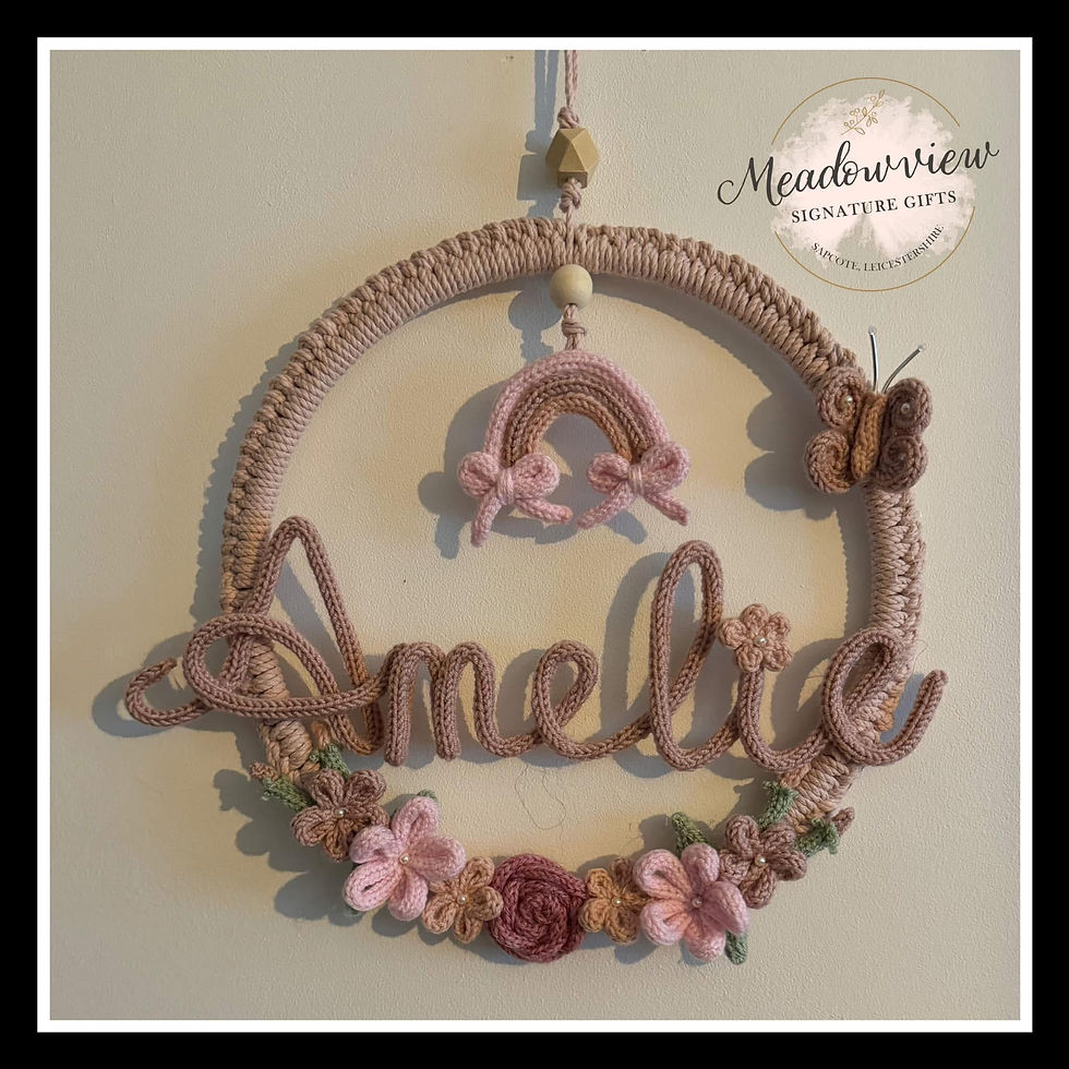 Thumbnail: Knitted Wire Names & Hoops