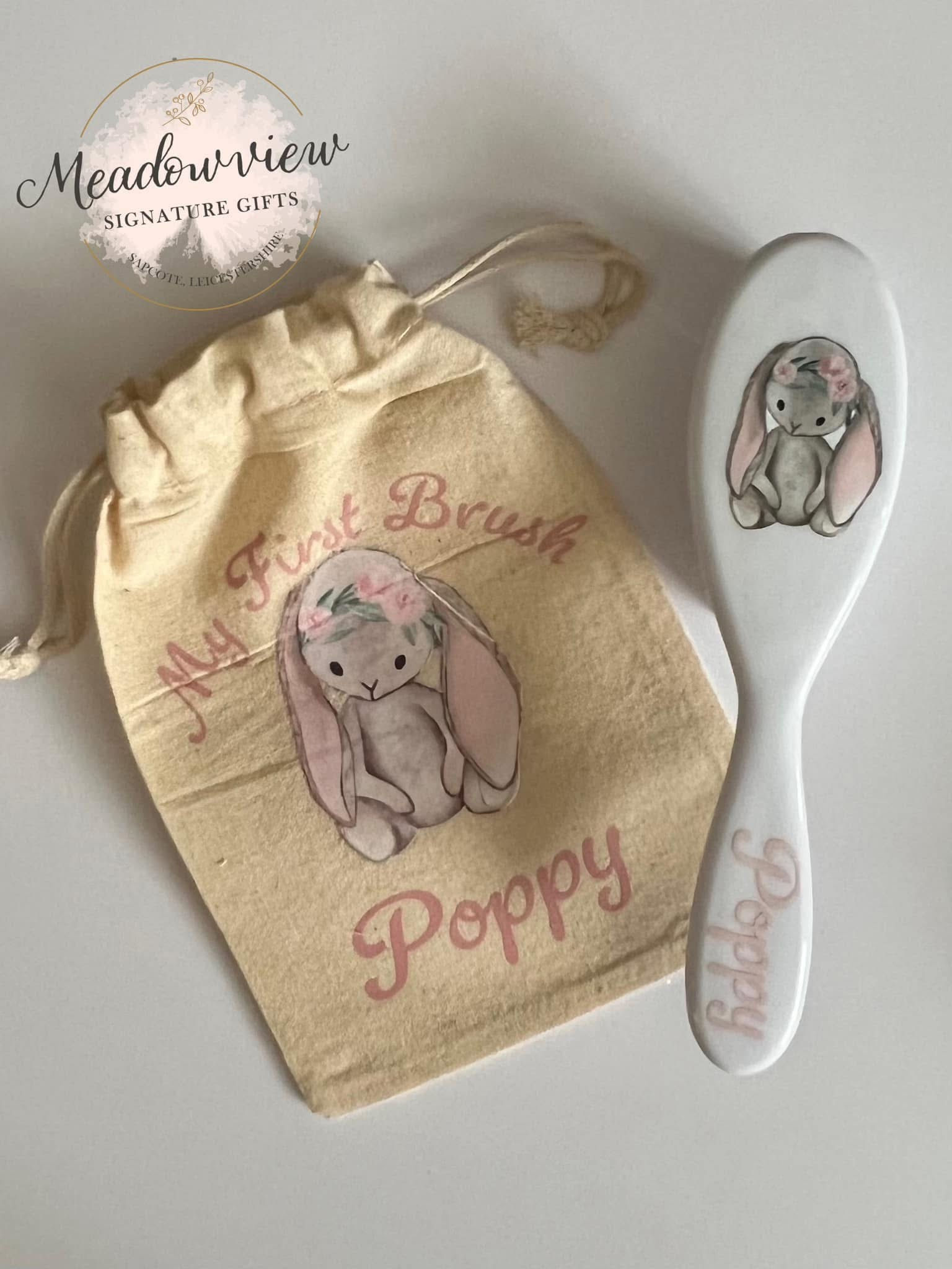 Personalised Baby Wooden Hairbrushes
