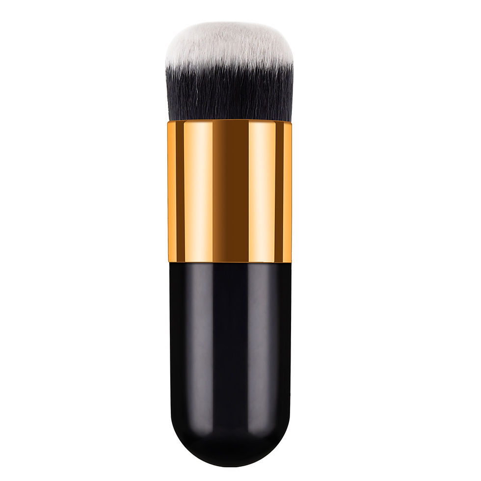 Thumbnail: ZYXUAQIR Flat Top Kabuki Foundation Brush - Seamless Liquid Base Blender