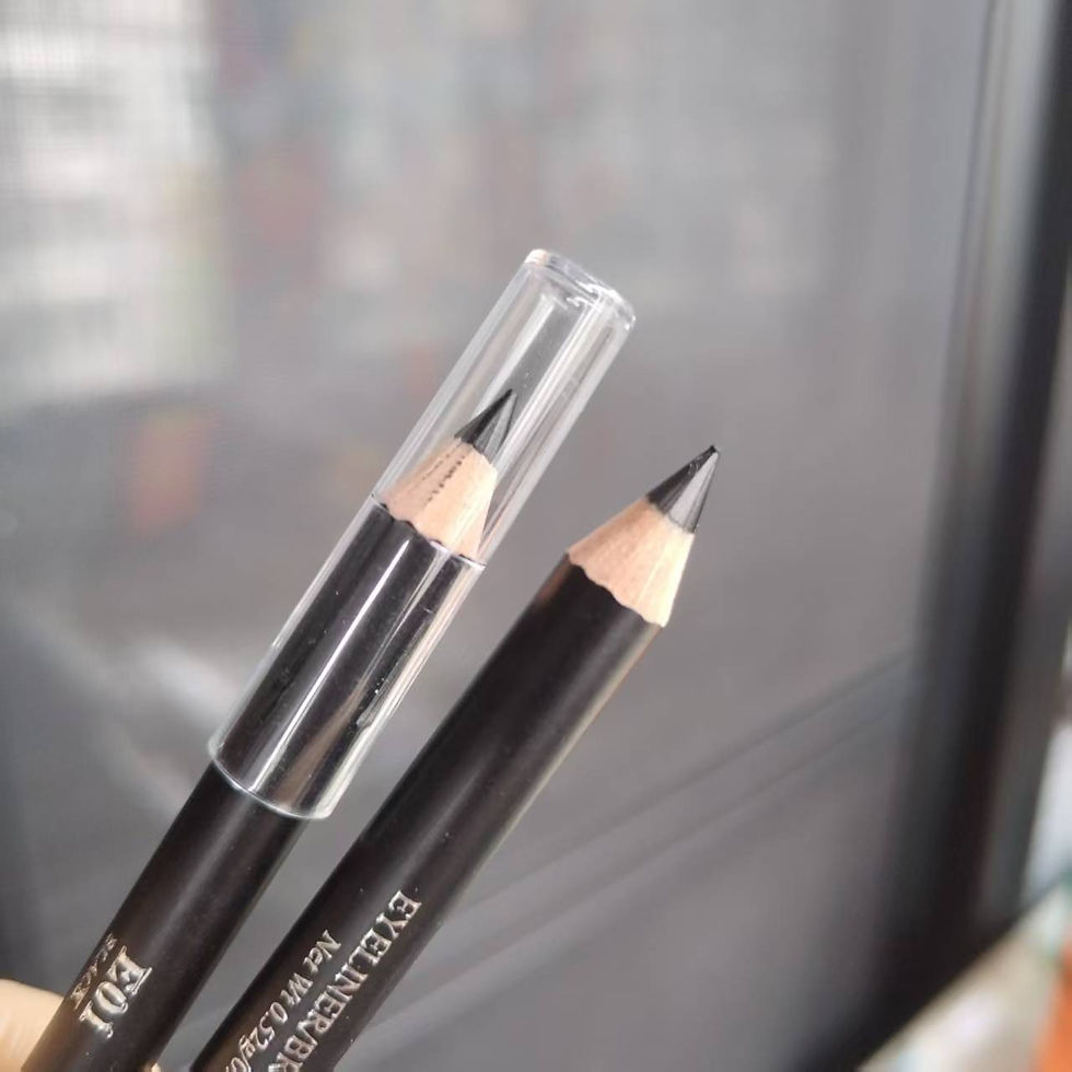 Thumbnail: ZUOFILY 2-in-1 Wooden Eyebrow & Eyeliner Pencil - Waterproof Precision Definer