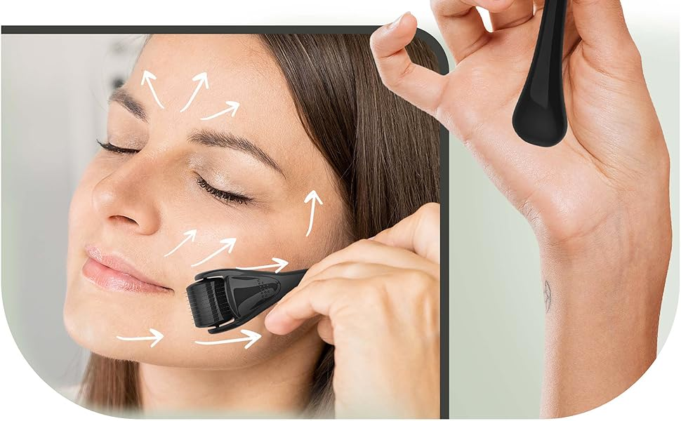 Thumbnail: 540 Microneedling Derma Roller - Skin Repair & Beard Hair Growth Tool