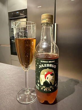 Romas brune julebrus fra Roma mineralvannfabrikk
