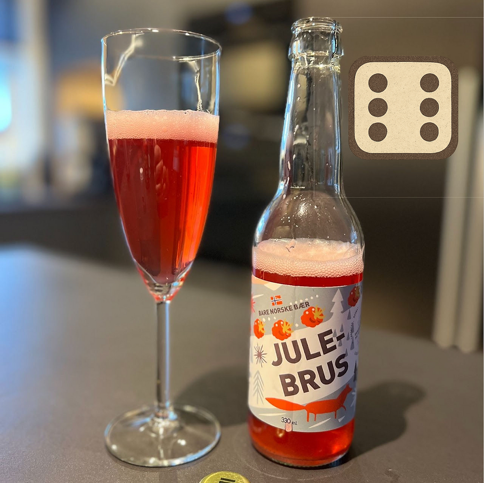 bilde av julebrus fra færder mikrobryggeri