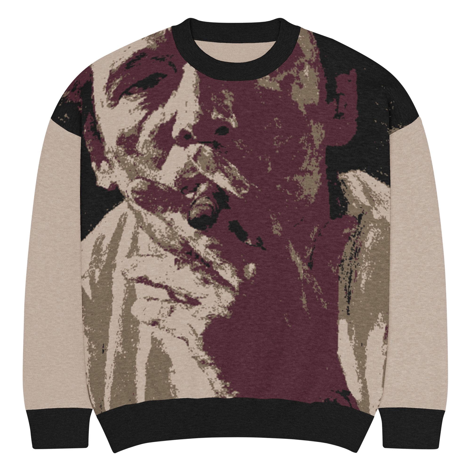 Next Move - Relaxed fit knitted crew neck sweater