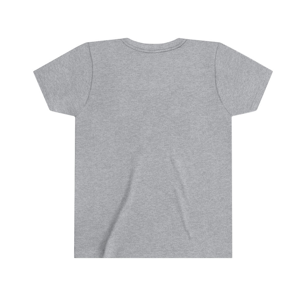 Thumbnail: Bella Canvas Youth Short Sleeve Tee FS school letters
