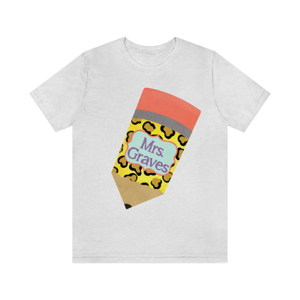  Bella Canvas Cheetah  Pencil Frame Tee